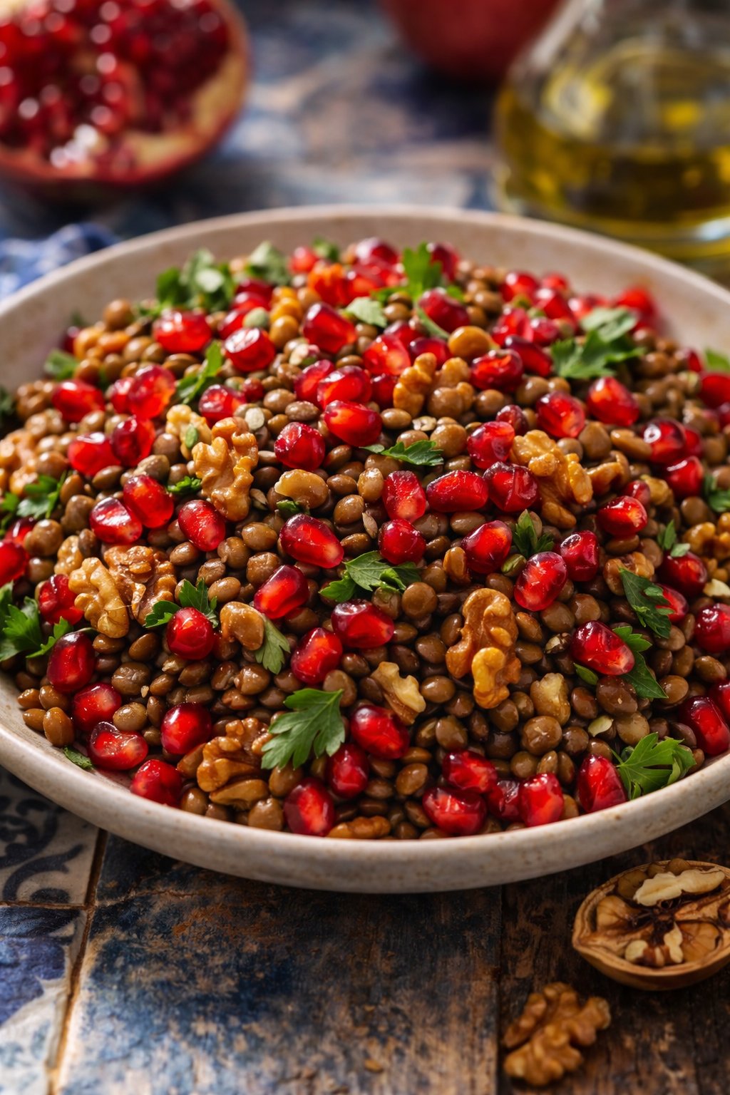 Insalata tiepida di lenticchie