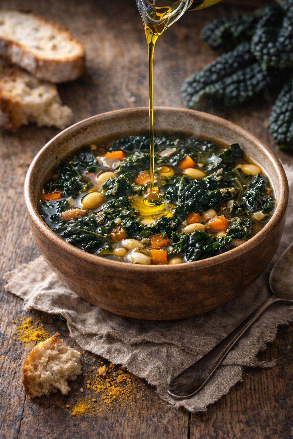 Zuppa di cavolo nero e cannellini